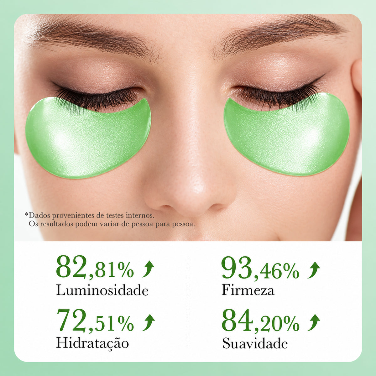 LoveBluum — Máscaras para os Olhos com Aloe Vera e Colágeno · 60 Unidades