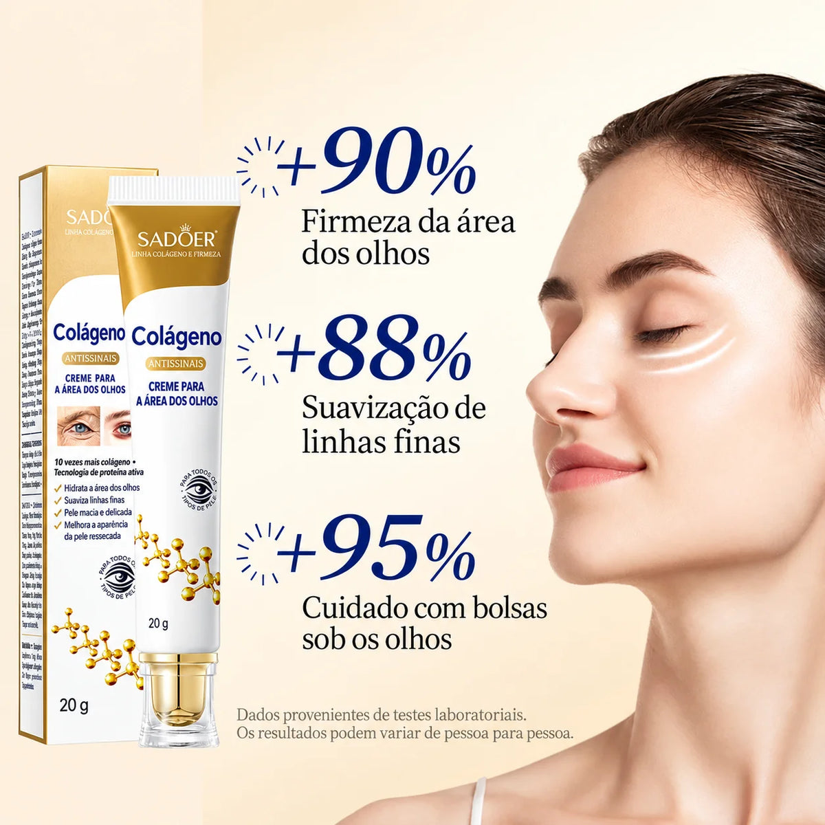 LoveBluum — Creme para os Olhos com Retinol e Colágeno